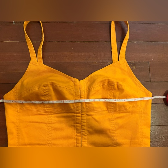 Wilfred sz 6 marigold bustier, cropped tank. - Picture 7 of 10